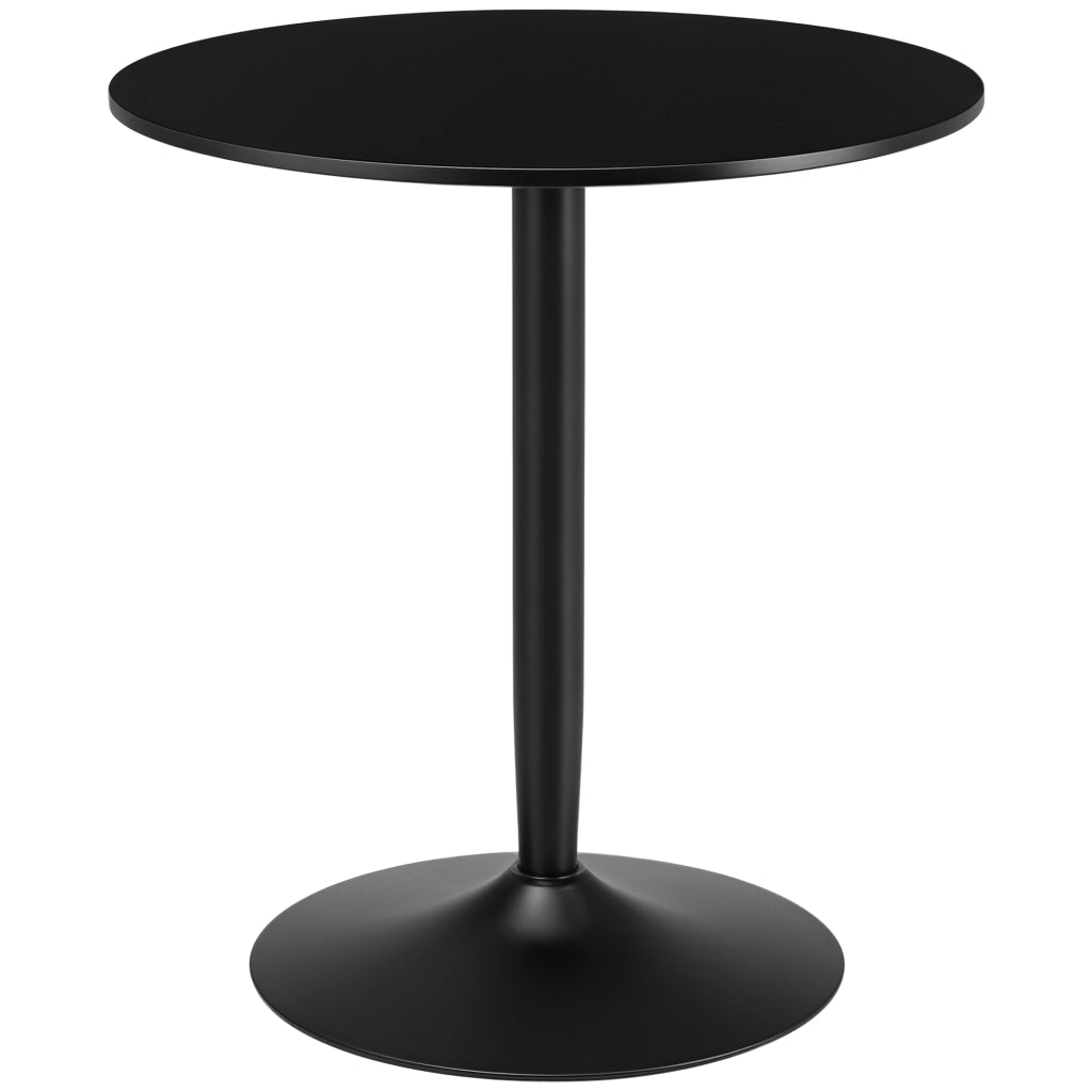 Tavolo da pranzo rotondo ¨C Minimal ¨C nero, acciaio, 70x70x75 cm