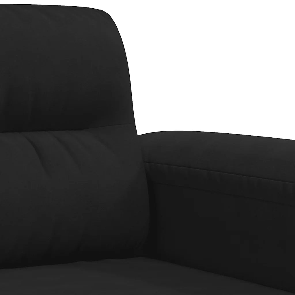 Poltrona | Sedia Relax Nera 60 cm in Microfibra