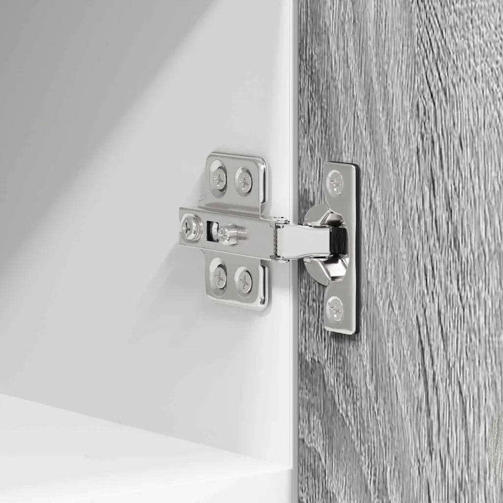 Armadio pensile Grigio Sonoma e Bianco 30 x 31 x 40 cm 884124
