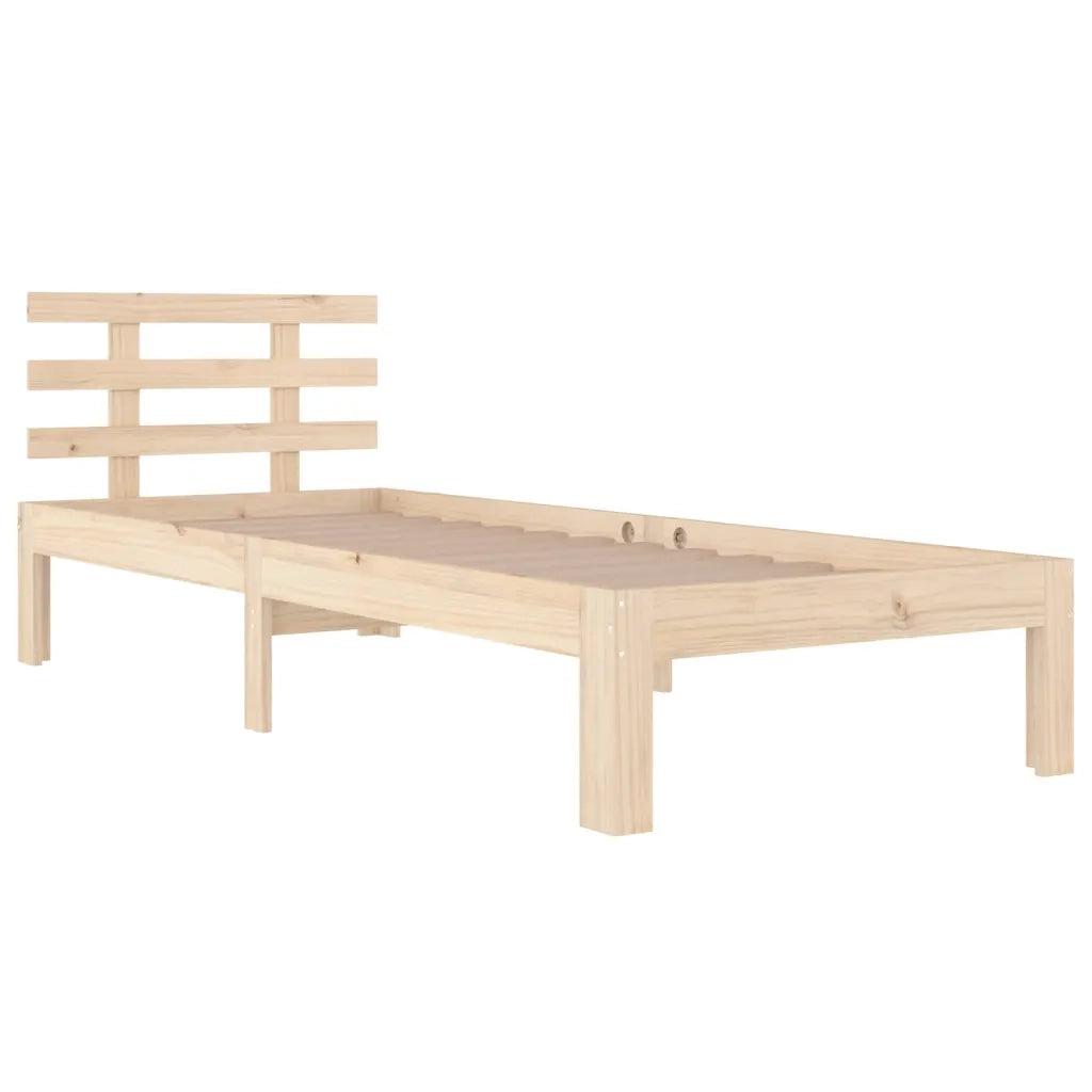 Giroletto-Struttura Letto in Legno Massello 75x190 cm Small Single 352319
