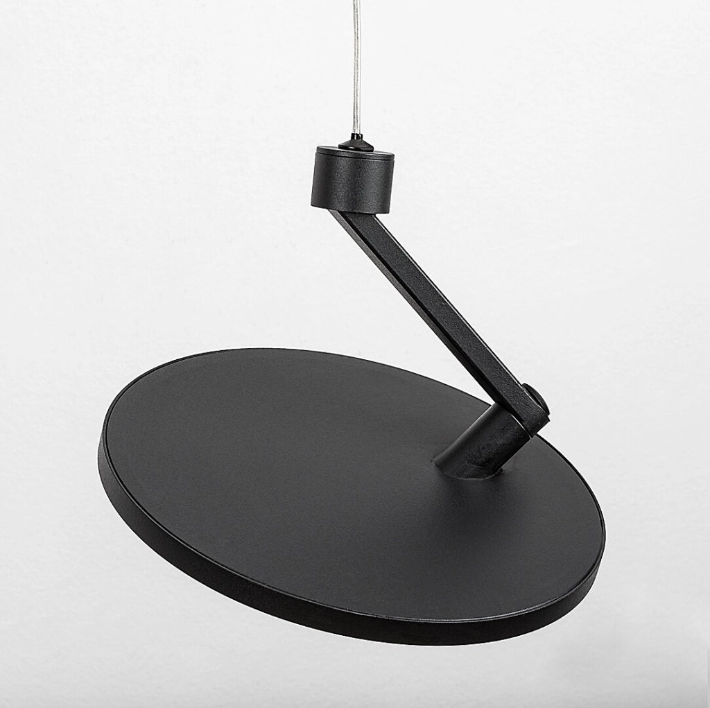 Sospensione LED Rabalux Ovidia nera 20W 3000K Ø20cm