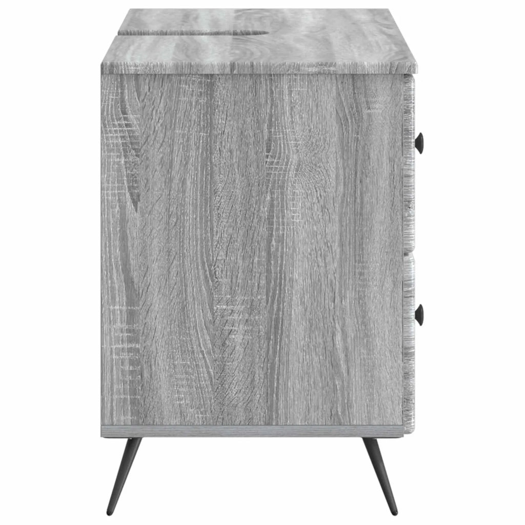 Armadio per Lavabo da Bagno BREDA Sonoma grigio 82 x 41 x 59 cm 897461