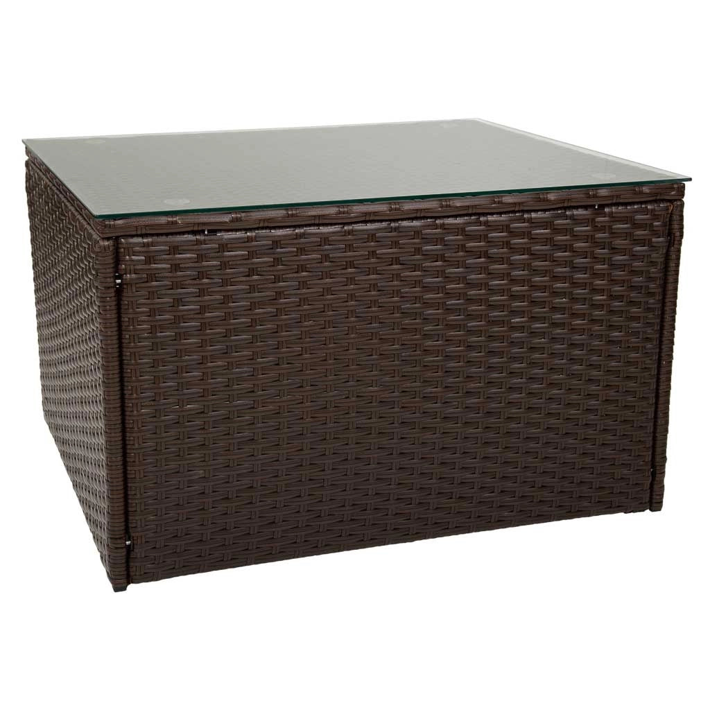 Set tavolo marrone, divano e 2 poltrone
