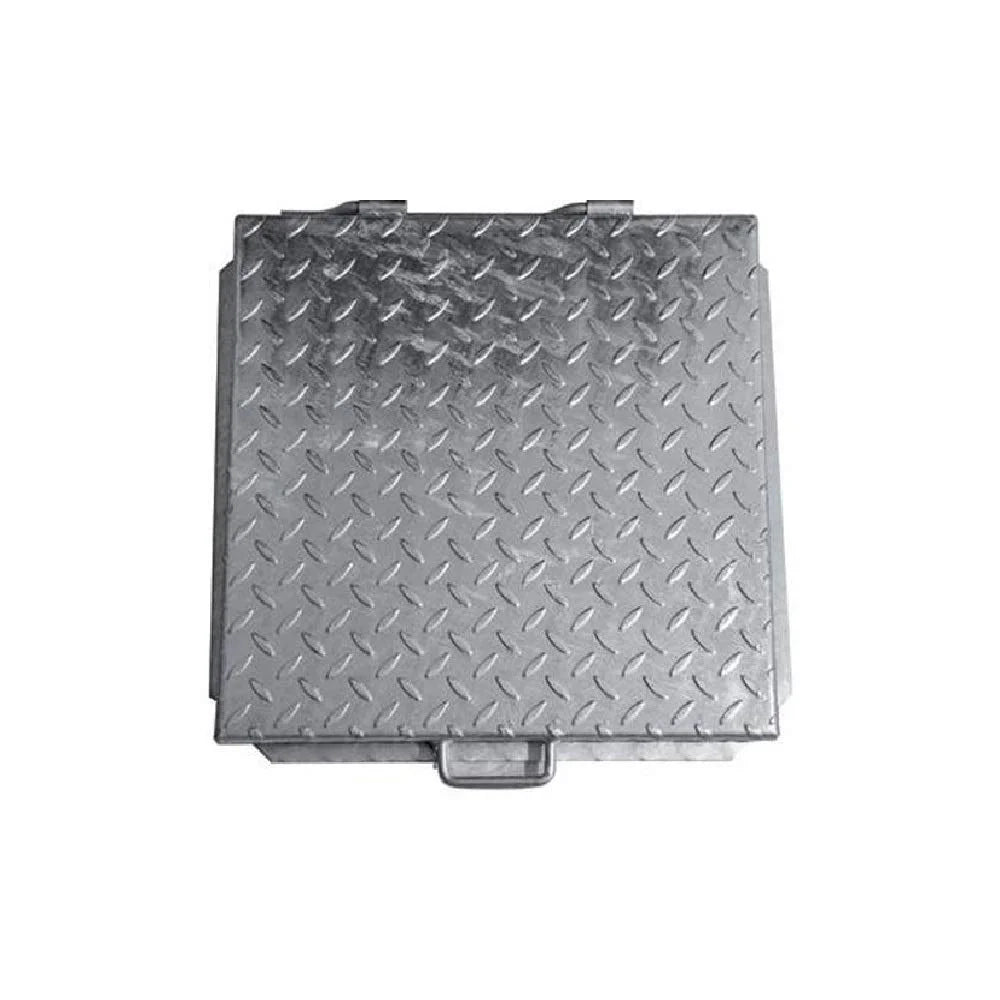 Copricisterna in acciaio zincato 70x70 cm coperchio cisterna vas
