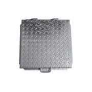 Copricisterna in acciaio zincato 70x70 cm coperchio cisterna vas