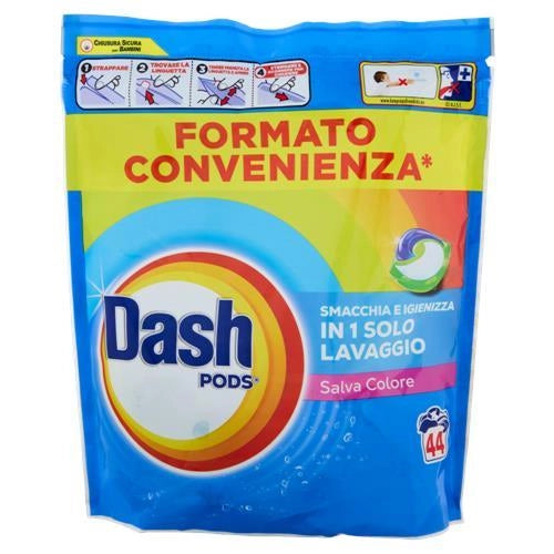 DASH PODS LAVATRICE POWER 44 PZ SALVA COLORE