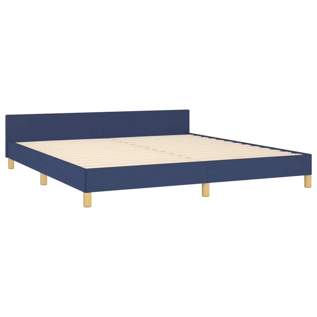 Giroletto senza Materasso Blu 160x200 cm in Tessuto 3125071