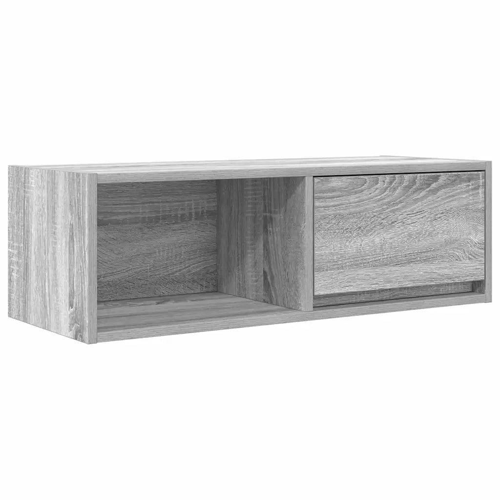 Mobile Porta TV Grigio Sonoma 80x31x25,5 cm Legno Multistrato 861464