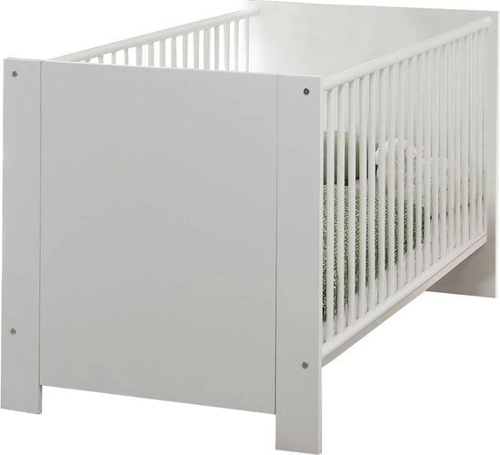 Culla Moderna per Bambini - Comodo Sonno - Progettata per la Sicurezza - Bianca - 78x83x143cm