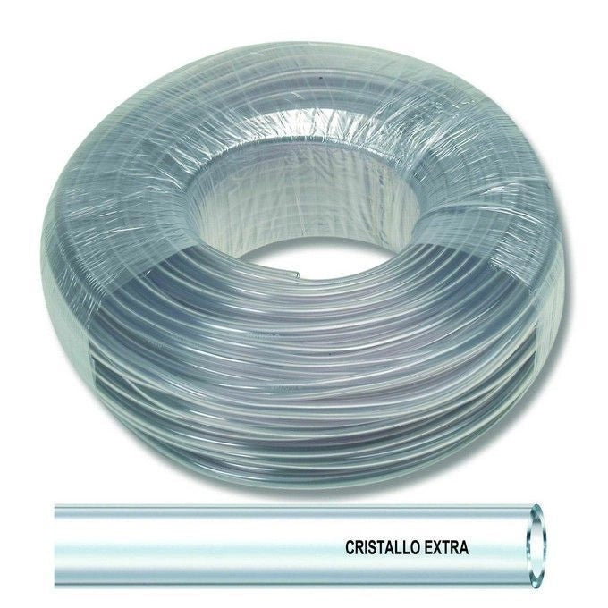 Fitt FV26128 Tubo in PVC Antigelo per Irrigazione Diametro 8x12 mm Lunghezza 150 Metri Molto Flessibile Privato di Cadmio e Bario colore Trasparente