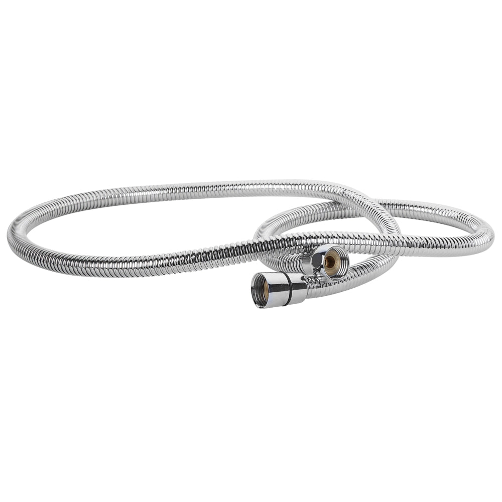 Set Doccia Miscelatore Ottone Argento con Funzione Pioggia Finitura Lucida Glamour Modern