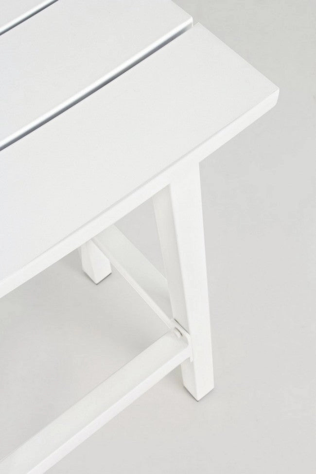 Sgabello Bar 41,8x31x71h cm Skipper Bianco