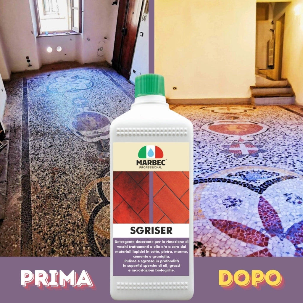 Detergente sgrassante professionale SGRISER   1LT