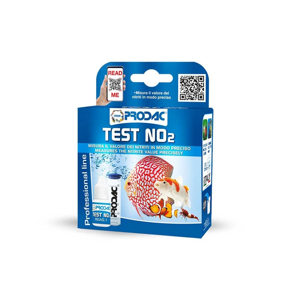 Prodac Test NO2 - Test per il Controllo dei Nitriti in Acqua Dolce/Marina - Utile per Circa 40 Test