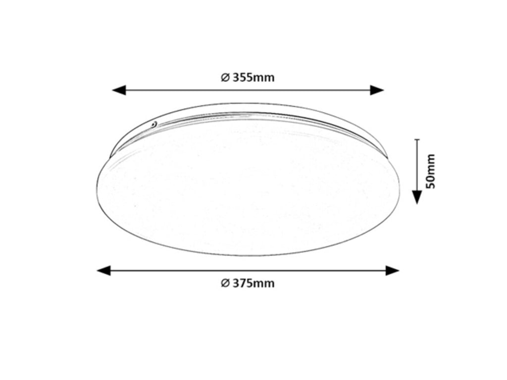 Plafoniera LED Lucas2 24W bianca IP44 Rabalux