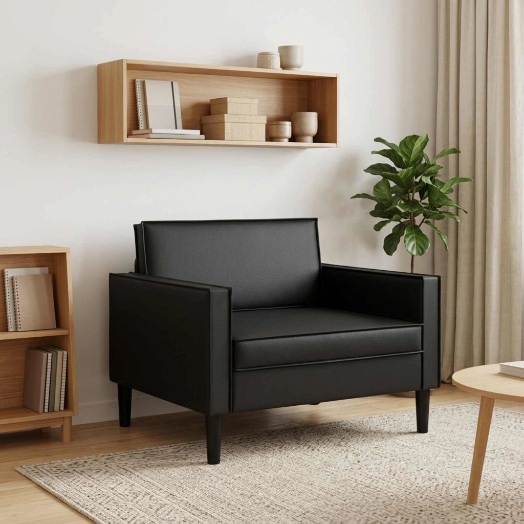Poltrona XL Nero Similpelle 42043524