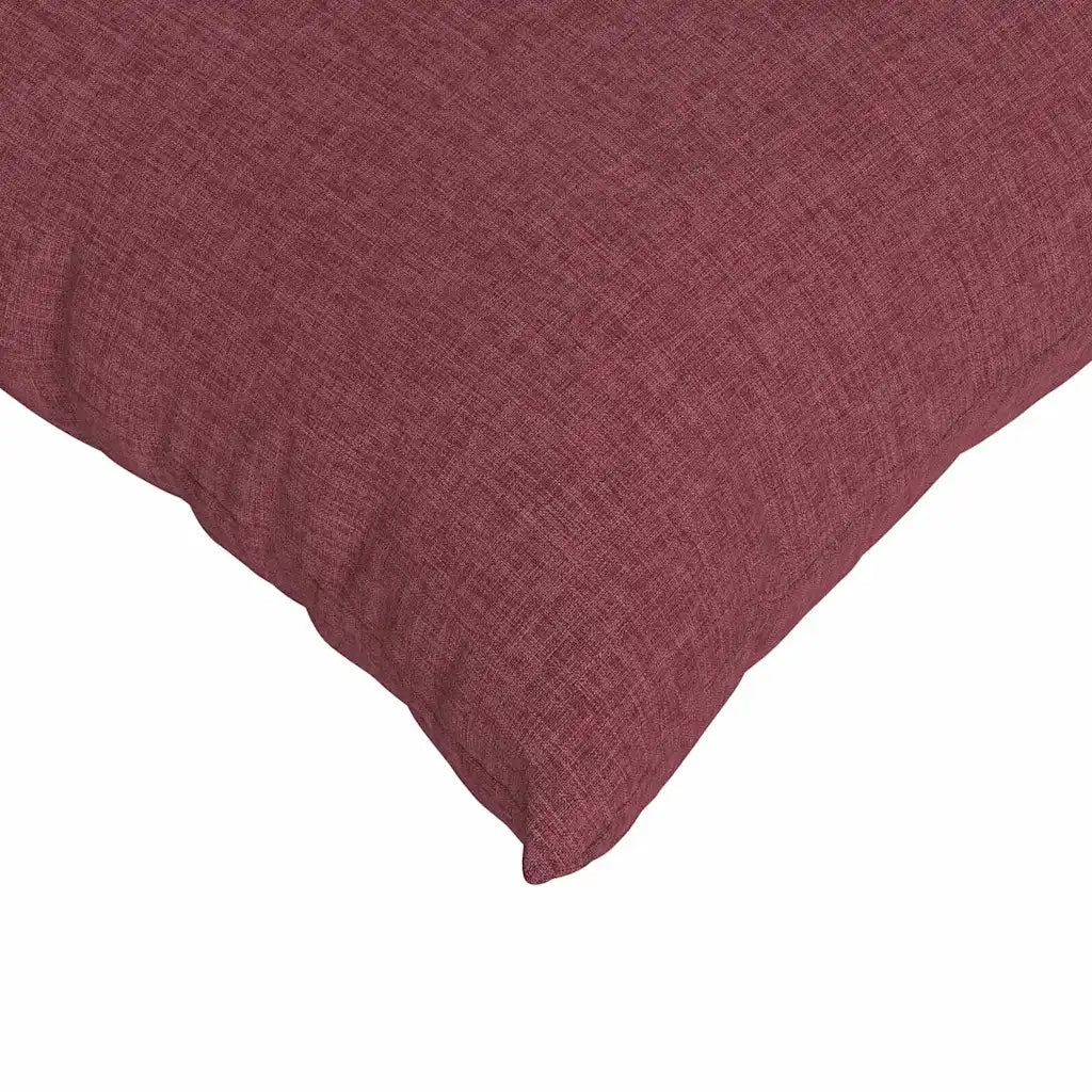 Cuscini da Divano 2 pcs Rosso Vino 80 x 80 cm Tessuto 42014043