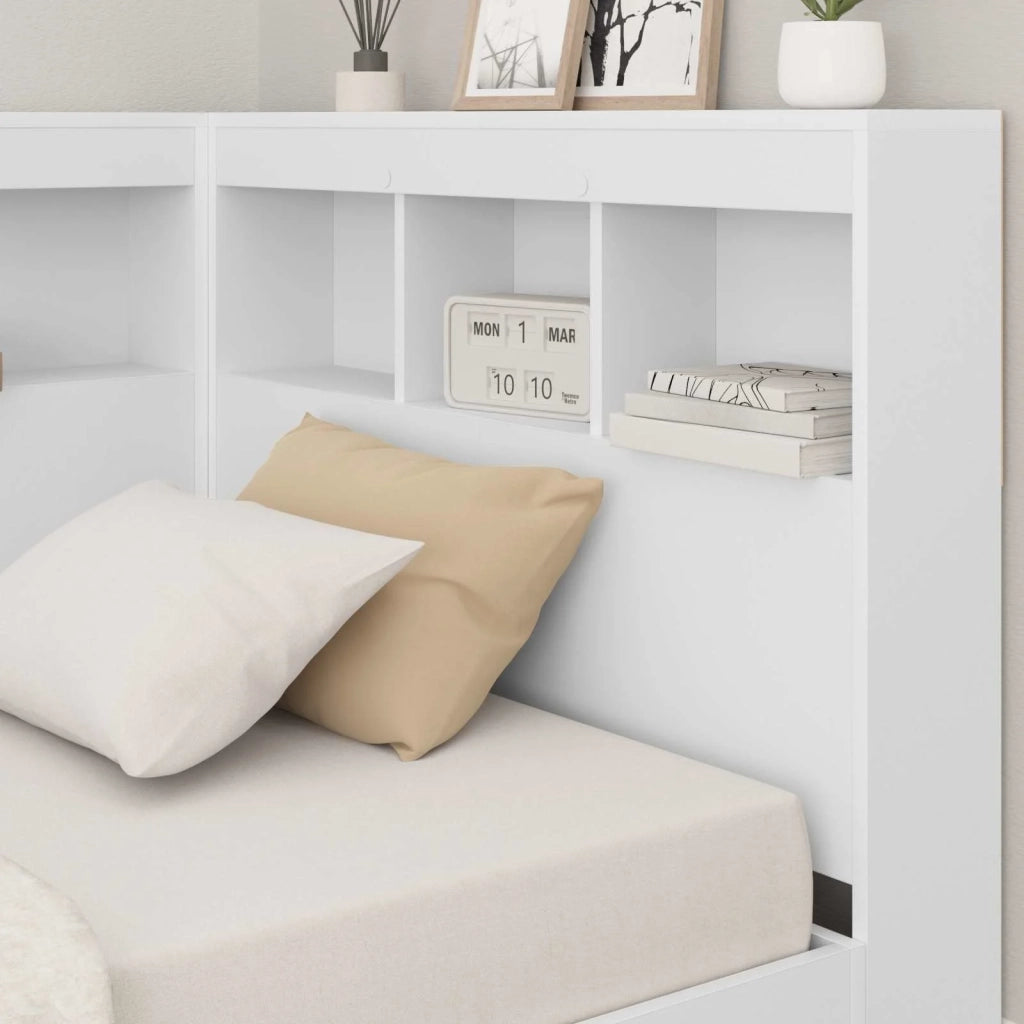 Testiera | Testata contenitore Bianco 100 cm Legno multistrato