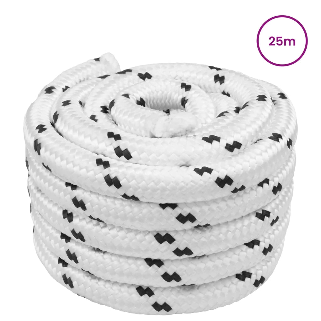 Corda da Barca Bianco 25 m Poliestere 42029710