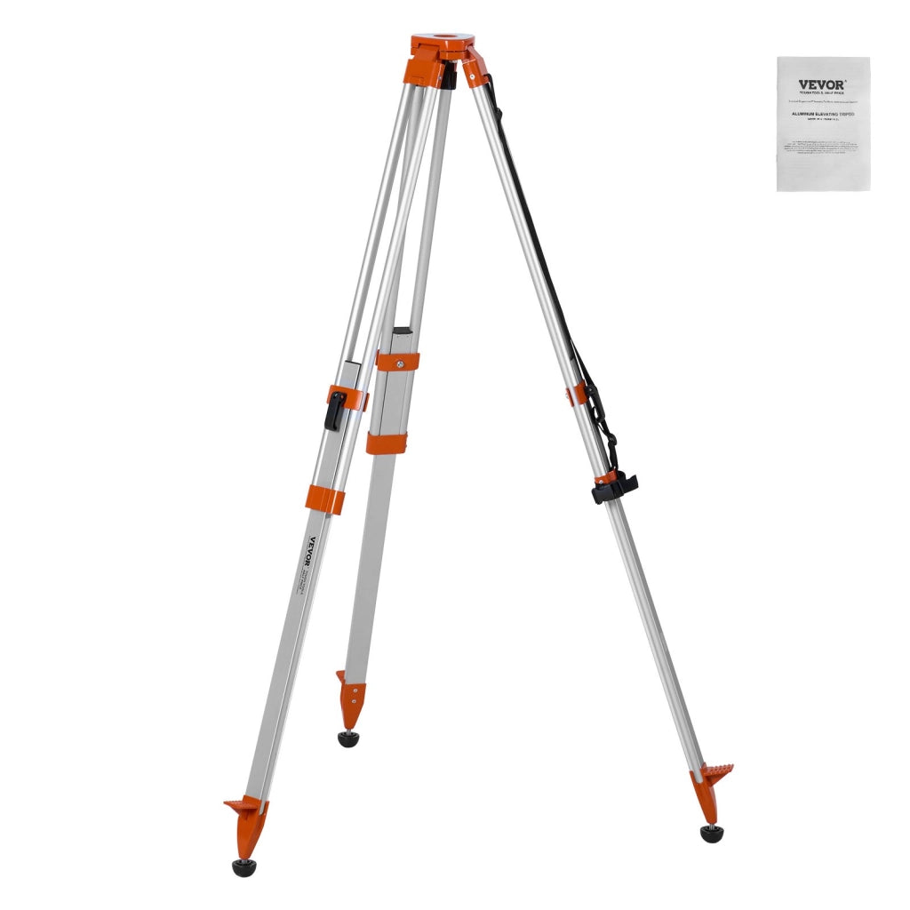 Treppiede per Livella Laser M3Y in Alluminio Pressofuso, Regolabile 420-1665 mm, Robusto Supporto con Gambe Retrattili per Fai da Te e Rilievi