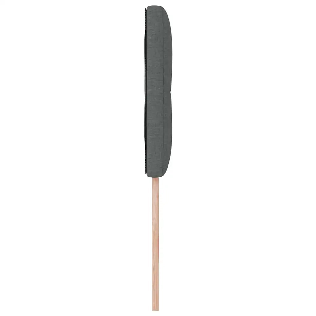 Testiera | Testata regolabile in altezza Grigio scuro 80 cm Tessuto