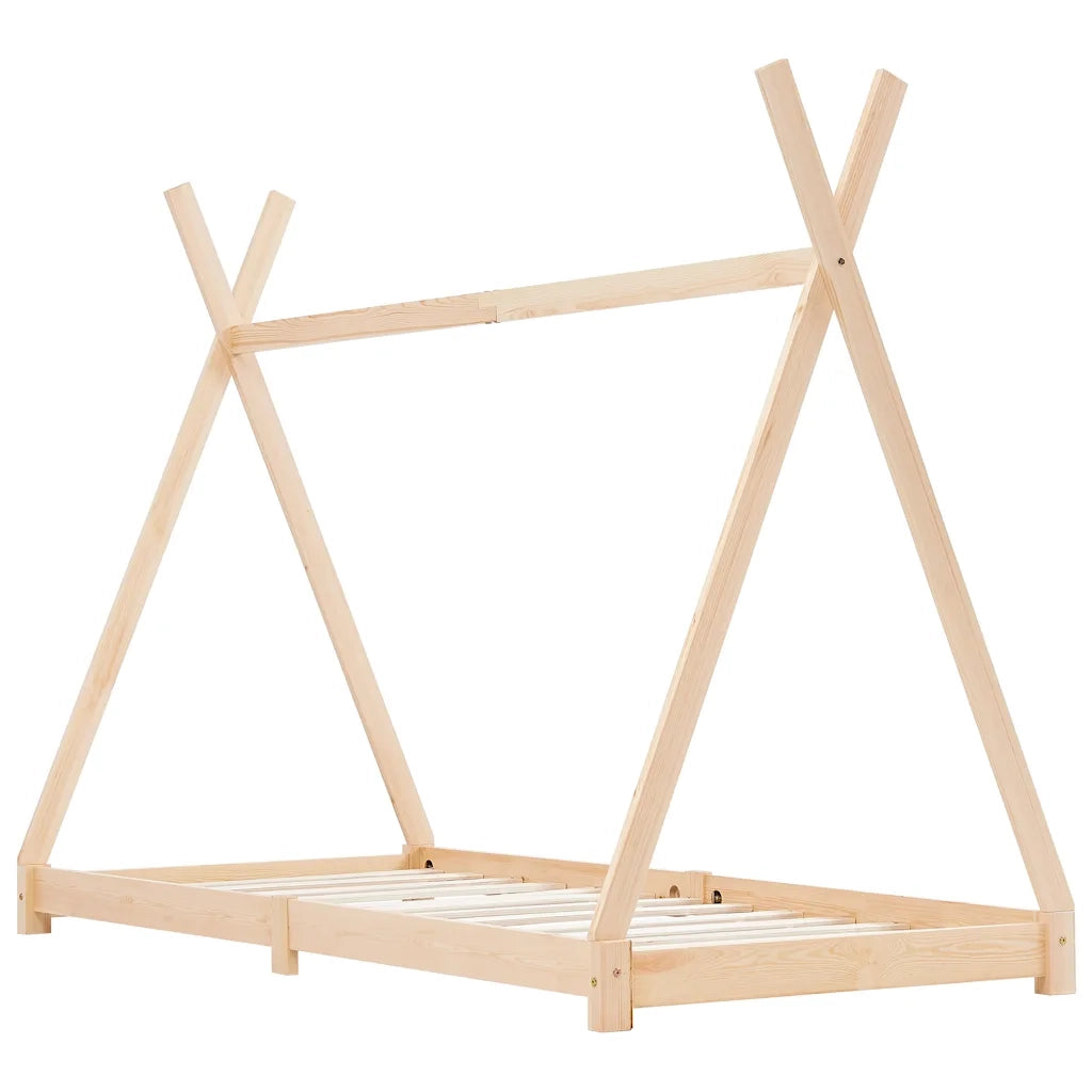 Giroletto per Bambini | Letto Infantile | Lettino in Legno Massello di Pino 80x160 cm