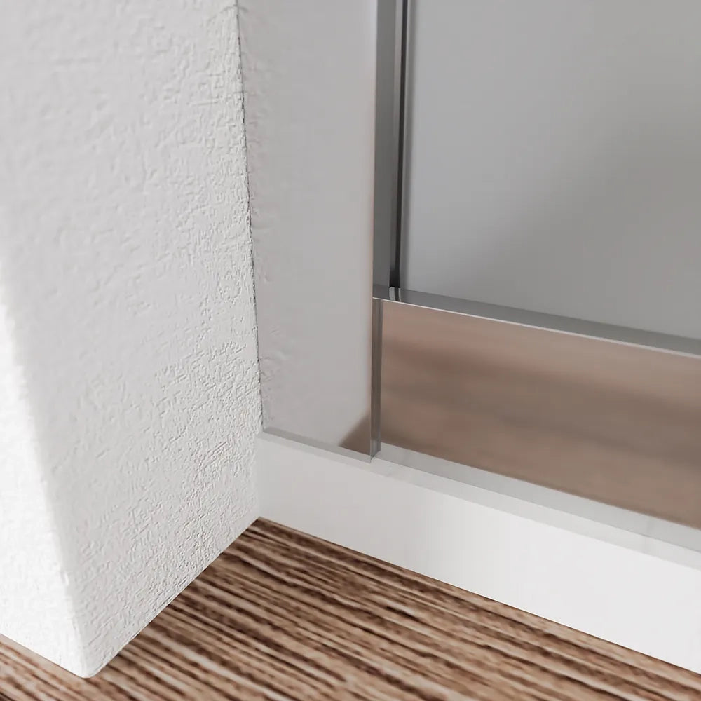 Box doccia angolare 70x150 cm profili cromati vetro 6mm opaco  apertura 2 ante scorrevoli | Favignana