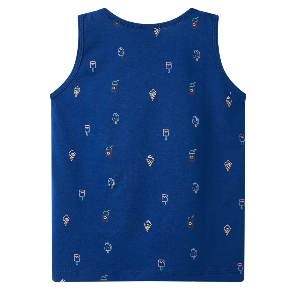 Canotta da Bambino Blu Scuro 140 12353