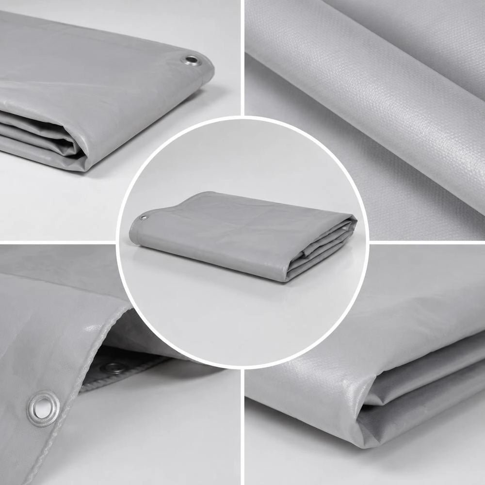 Tarpaulin 650 G/square Meter 3x4 M Grey