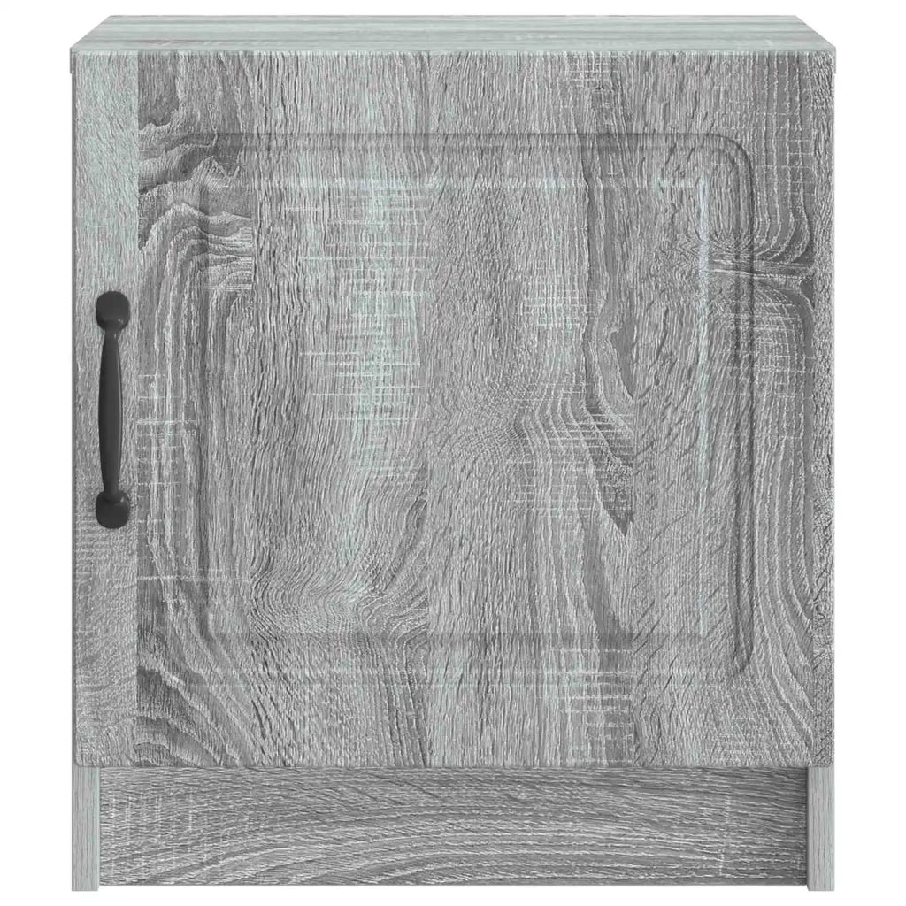 Set di 2 Comodini | Armadio da Notte | Mobiletto da notte Grigio Sonoma 43 x 34,5 x 47 cm