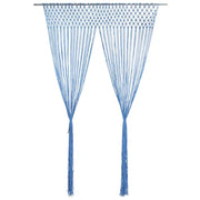 Tenda Macram¨¨ Blu 140x240 cm in Cotone