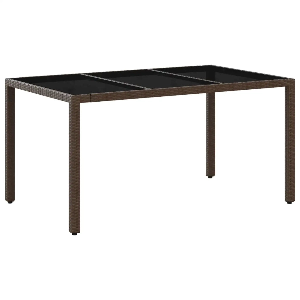Set da pranzo per esterni 5 pz polyrattan 3422316