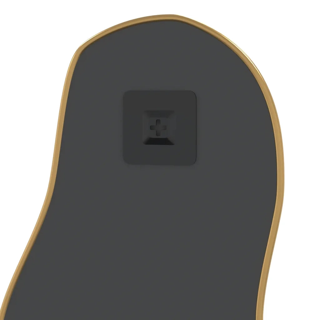 Specchio da Parete Dorato 80x35 cm 348261