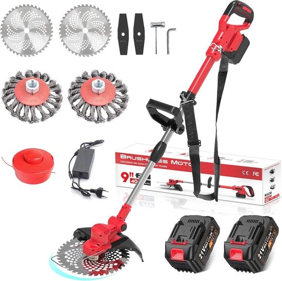 Trimmer 4 in 1 con Testa Rotante - Strumento da Giardino Leggero e Efficiente