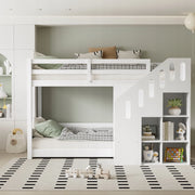Letto a castello 90x200 bianco - Xylo