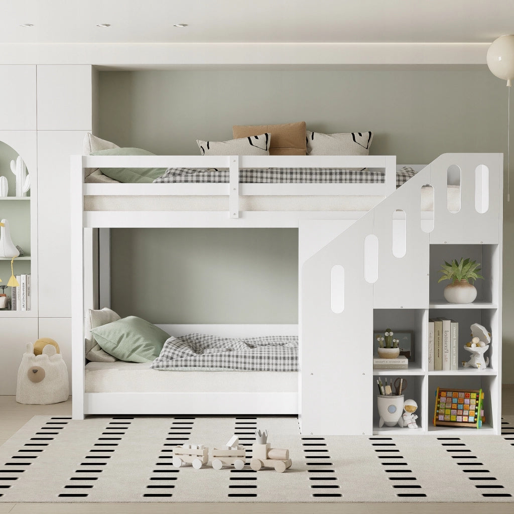 Letto a castello 90x200 bianco - Xylo
