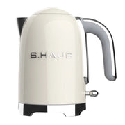 Bollitore Elettrico 1.7L 2200W Inossidabile con Base Girevole Senza Fili 360° Bianco SWISS HAUS