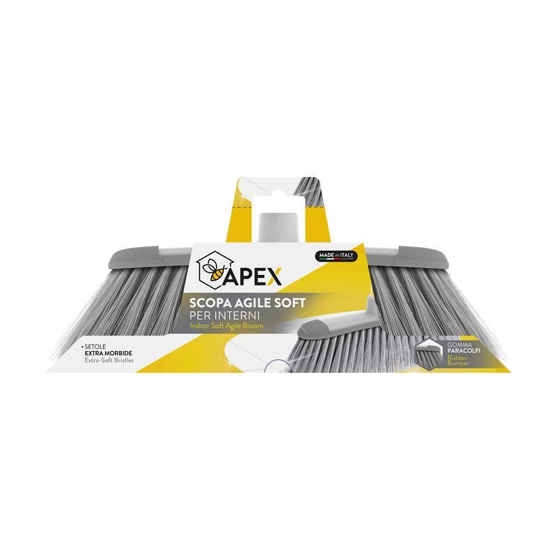 SCOPA AGILE C/PARACOLPI IN GOMMA- APEX- 1,0 pz