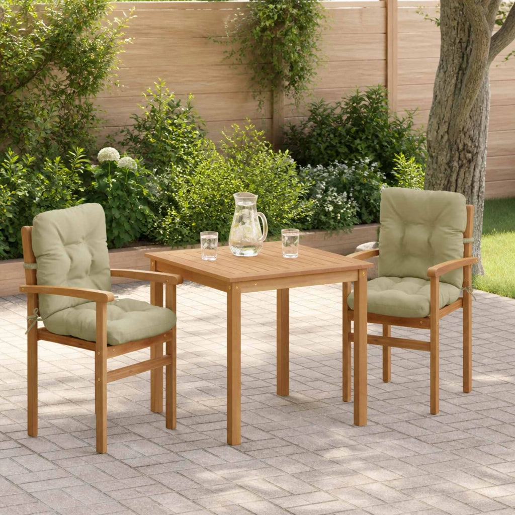 Cuscini per Sedia Alta in 2 Pezzi VIANEN 2 pcs 100% Poliestere 953785