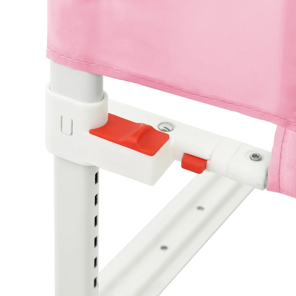 Sponda Letto di Sicurezza per Bambini Rosa 150x25 cm Tessuto CFW4196238