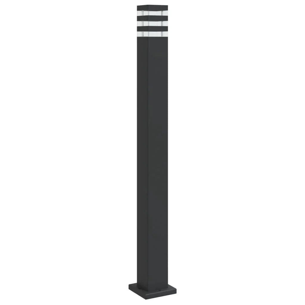 Lampada da terra per esterni 110 cm alluminio nero codice 02_0042506