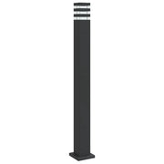 Lampada da terra per esterni 110 cm alluminio nero codice 02_0042506