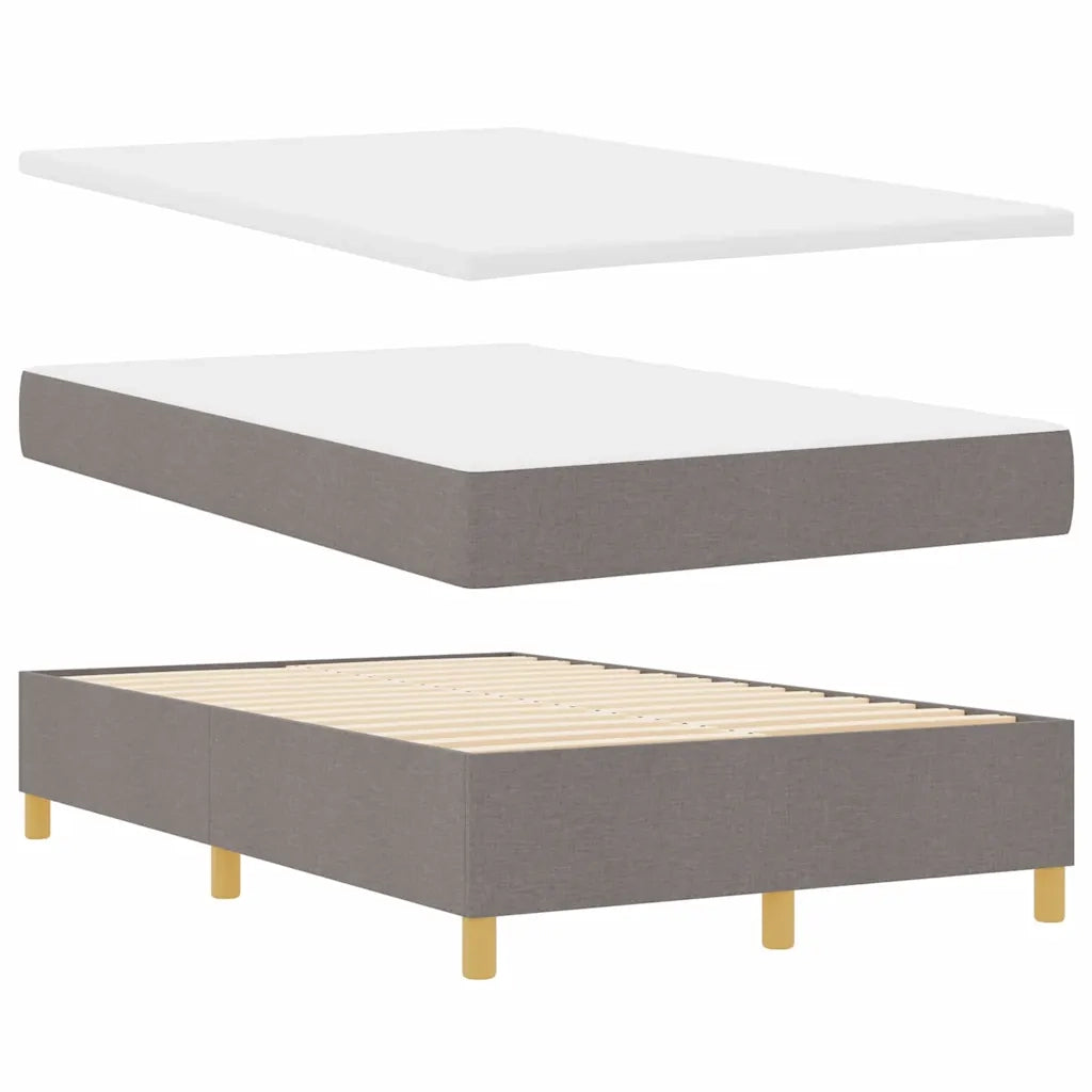 Letto a Sorgente LED con materasso Talpa 120 x 200 cm Tessuto