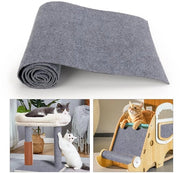 Matte da gatto autoadesiva 40 x 200 cm, pannelli da gatto protezione da graffi, protezione per mobili e pareti (grigio chiaro)