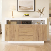 Consolle ingresso salvaspazio ¨C Minimal ¨C Bianco effetto rovere 140x40x85 cm