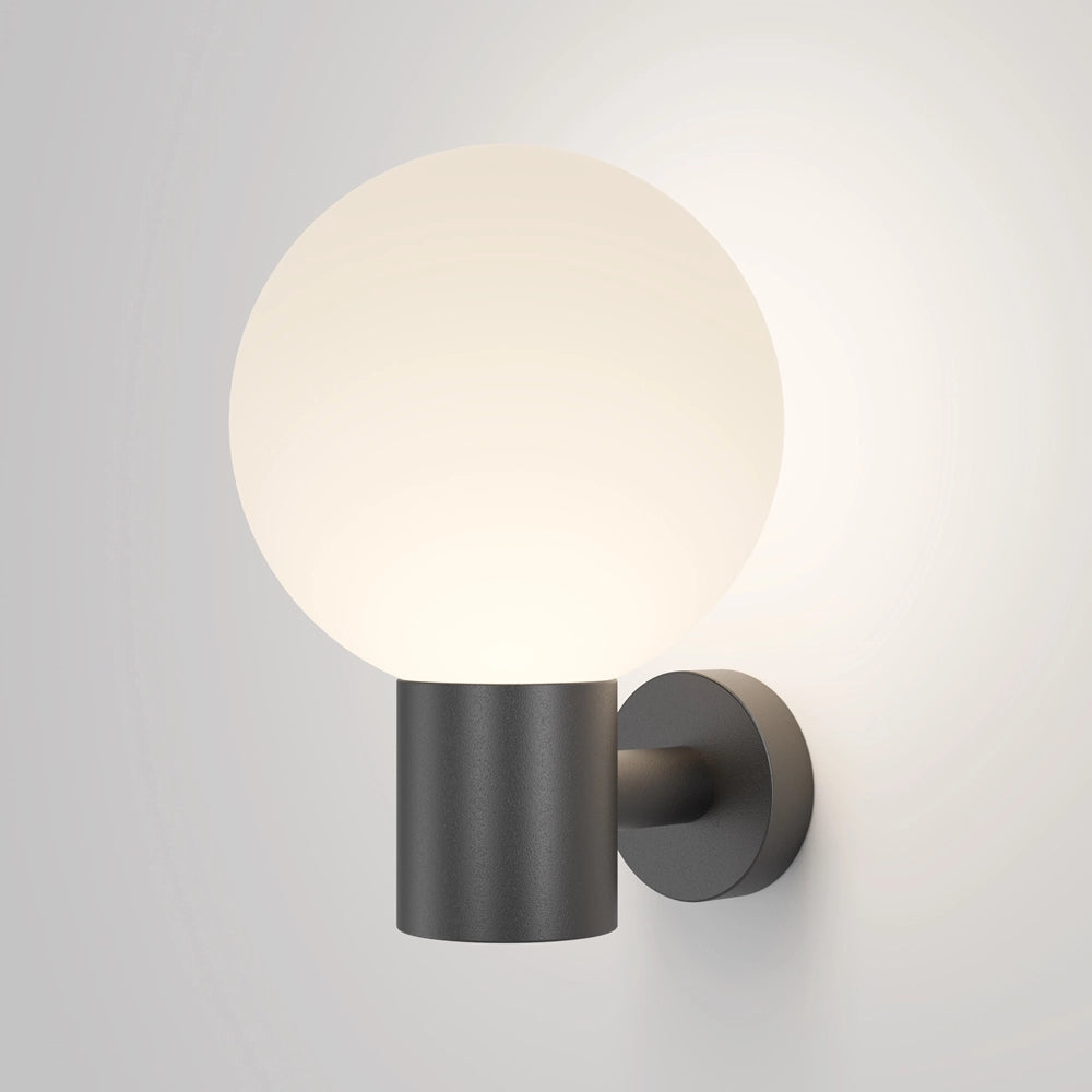 Maytoni applique esterna Bold nero/bianco IP54 E27 60W
