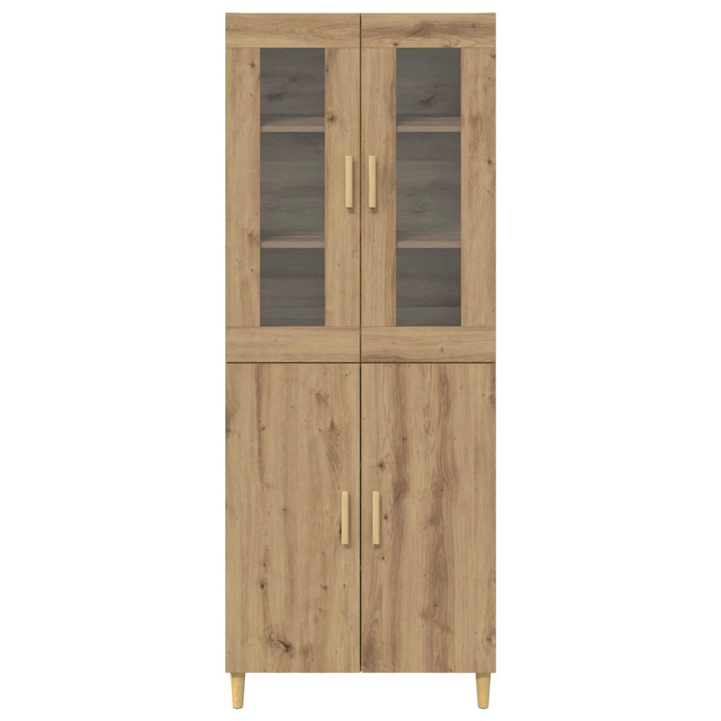 Credenza | Madia | Buffet da pranzo | Armadio da pranzo Rovere artigianale 69,5 x 34 x 180 cm