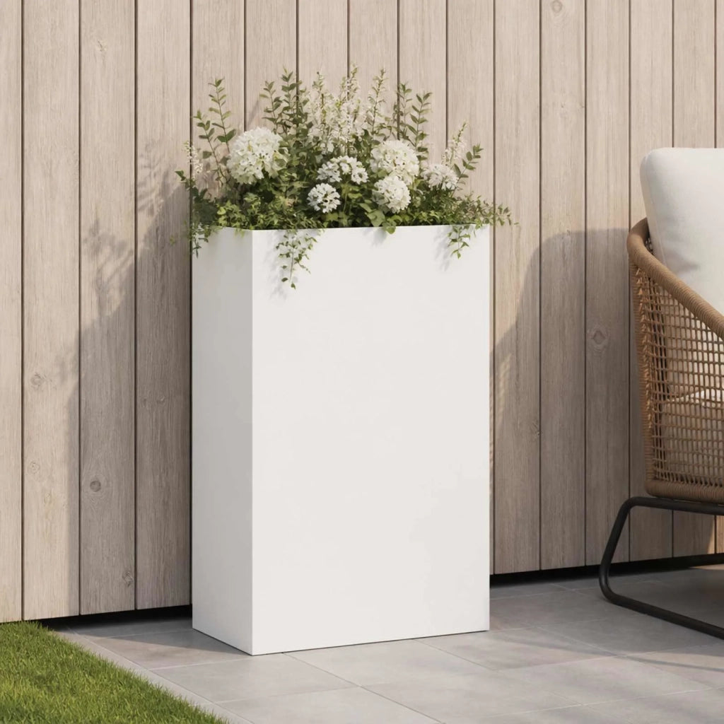 Vaso da giardino Bianco 40 x 20 x 75 cm 8005430
