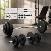 Barbell And Dumbbell With 60 Kg Weights