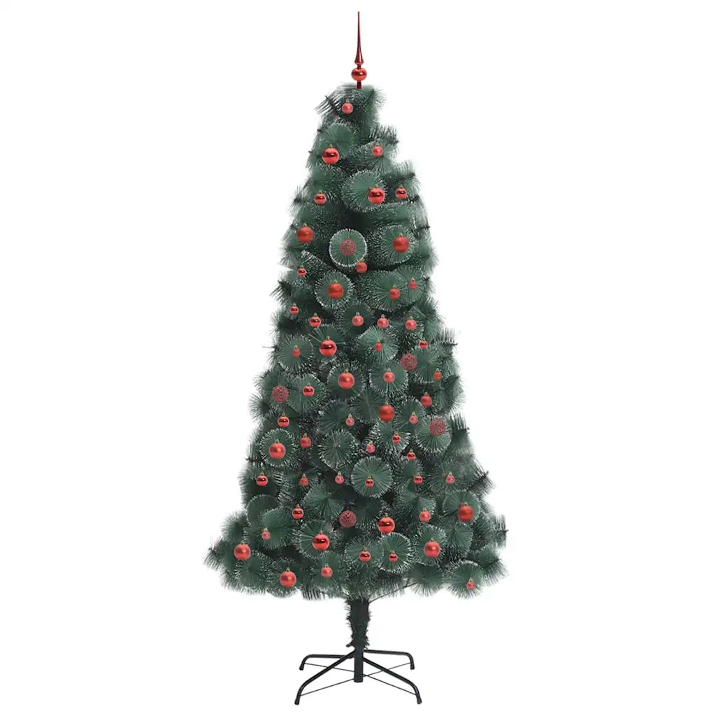 Albero di Natale Artificiale Pre-illuminato con Set di Palline 3396178